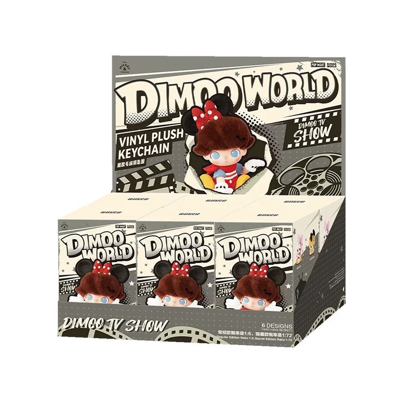 DIMOO WORLD × DISNEY Series-Vinyl Plush Keychain Blind Box