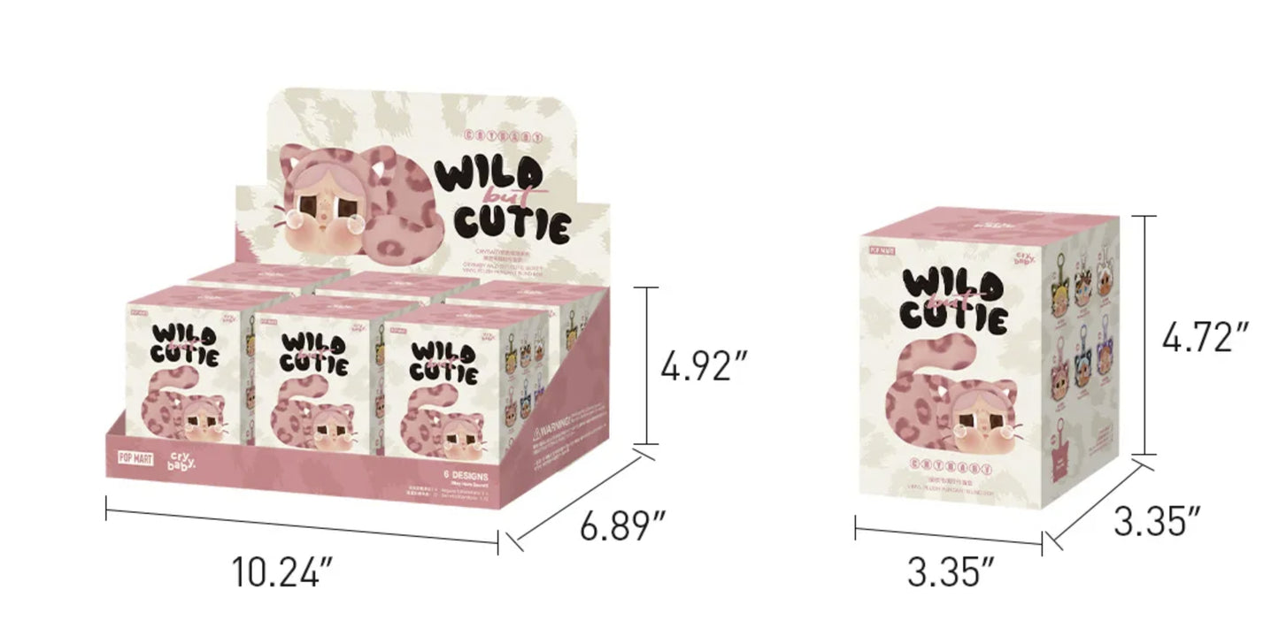 CRYBABY Wild but Cutie Series - Vinyl Plush Pendant Blind Box