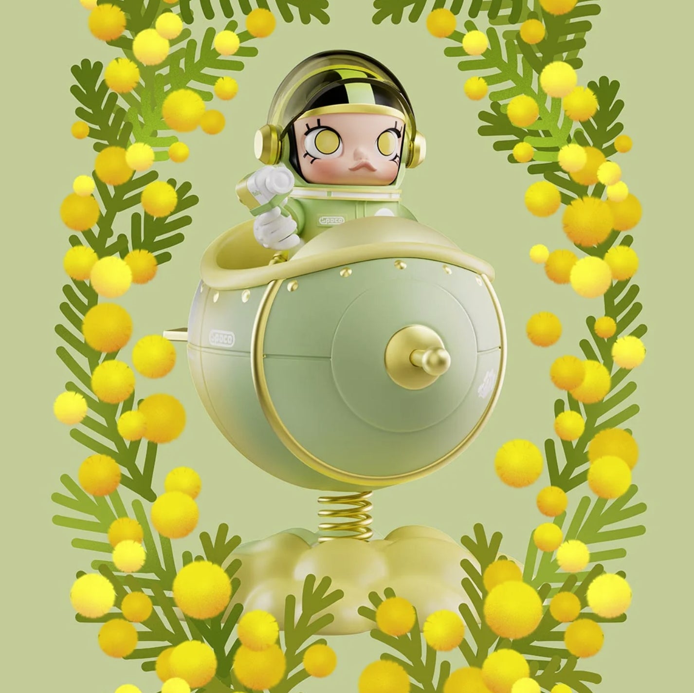 MEGA SPACE MOLLY 100% Blooming-Golden Wattle