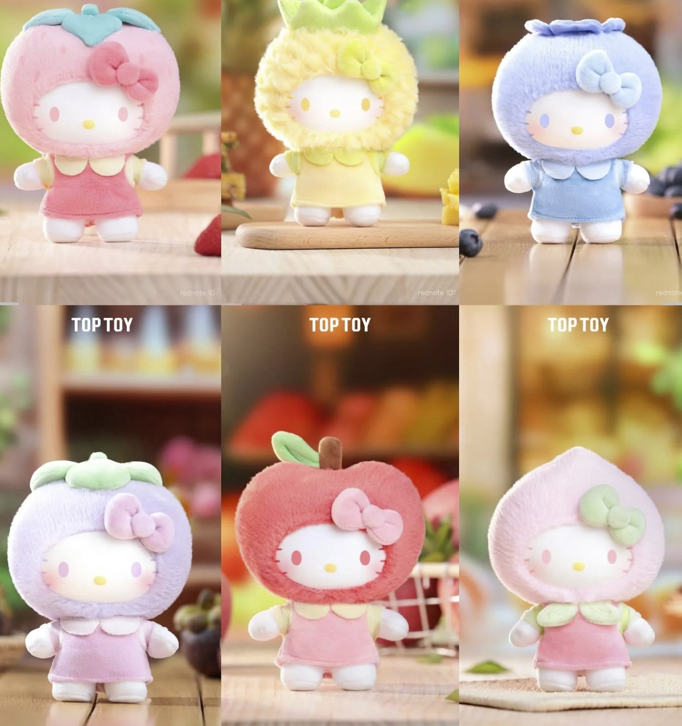 Hello Kitty Fruity Paradise Series Plush Pendant Blind Box