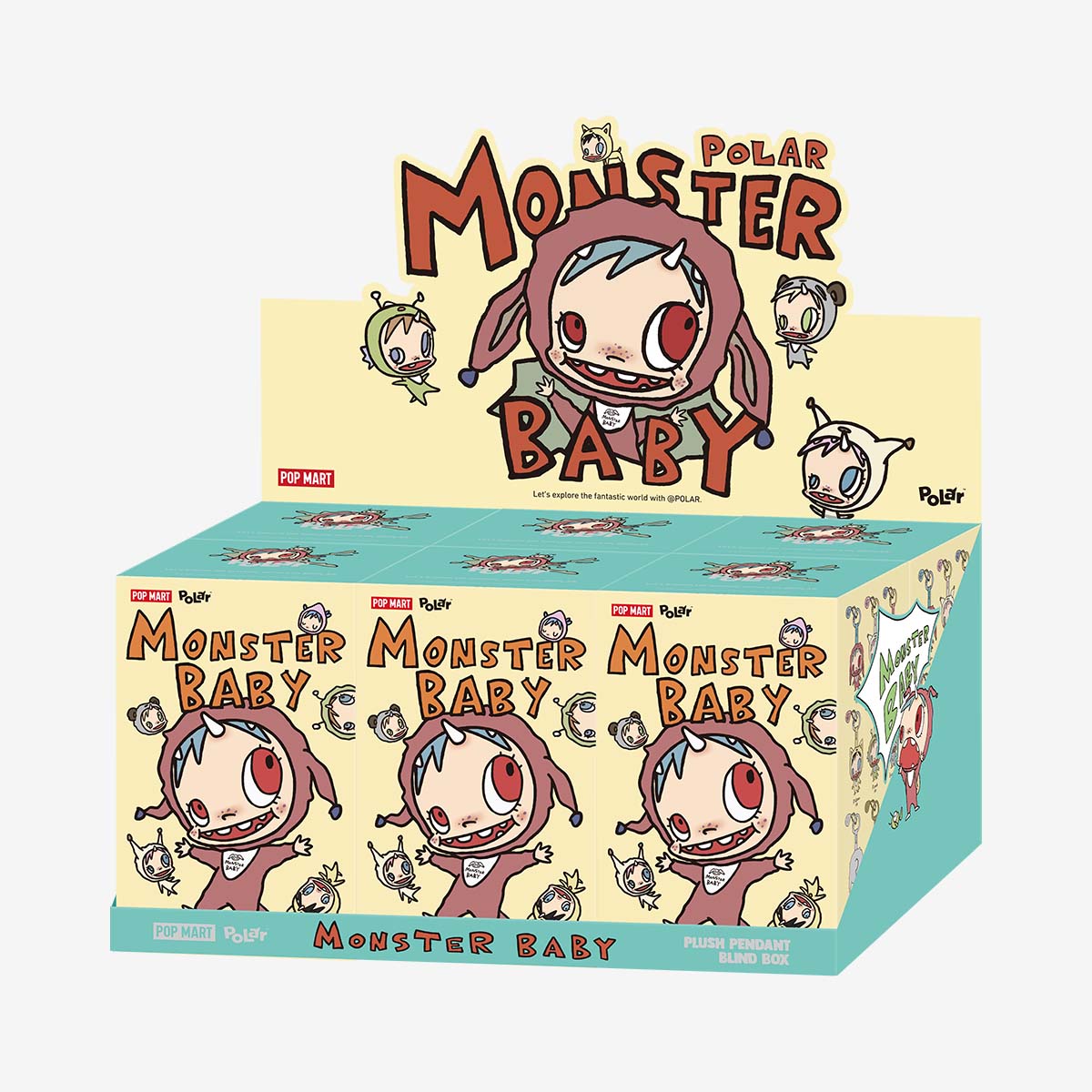 POLAR-Monster Baby Collection Series Plush Blind Box