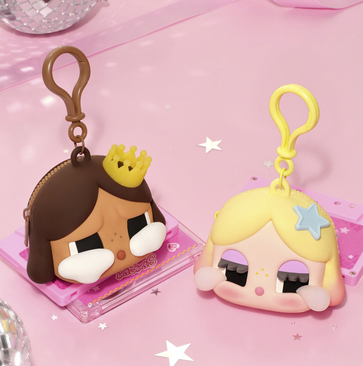 CRYBABY SHINY SHINY Series-Earphone Case (Brown)(Gold)