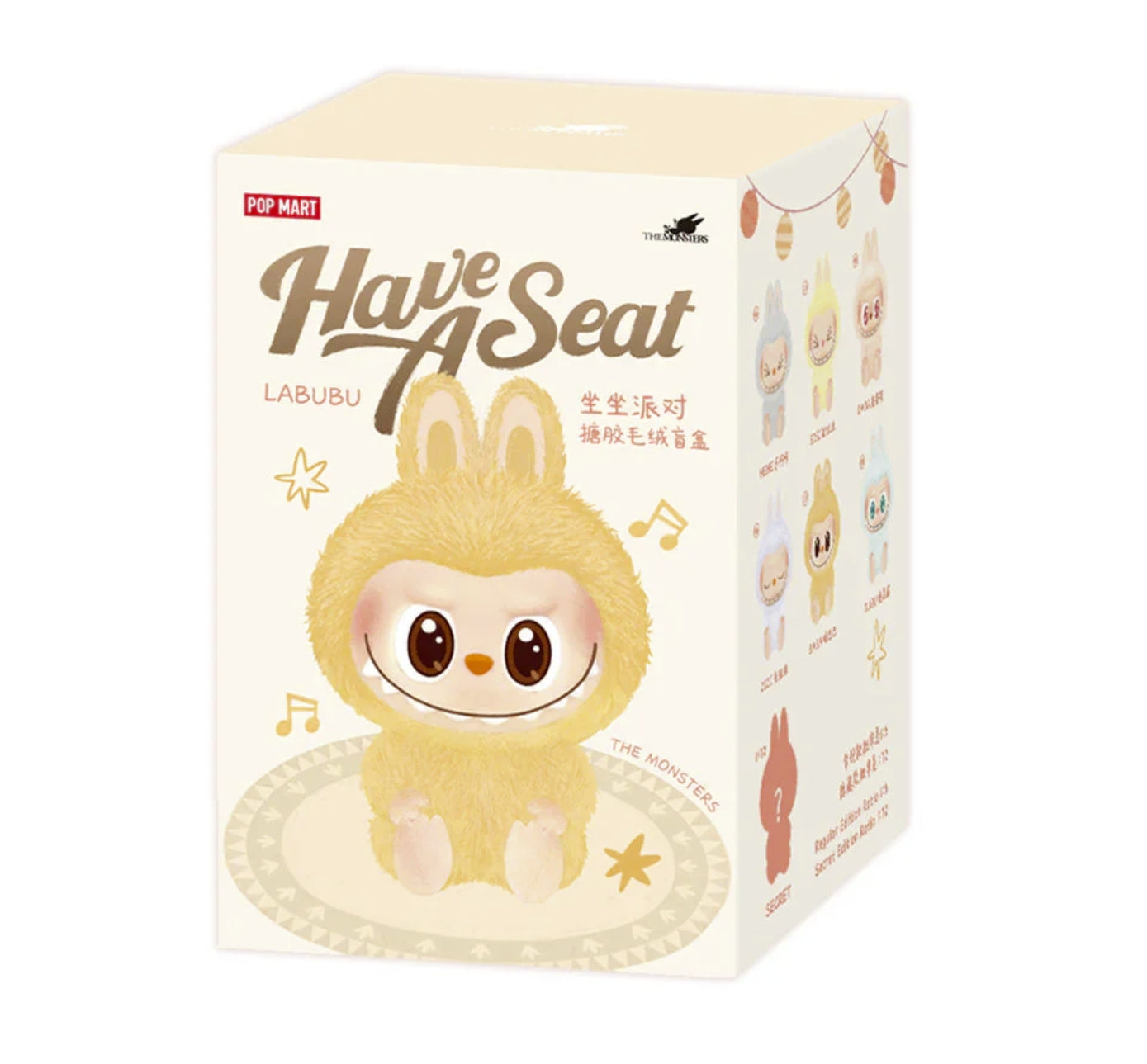 POP MART Labubu The Monsters -- Have a Seat Vinyl Plush Blind Box