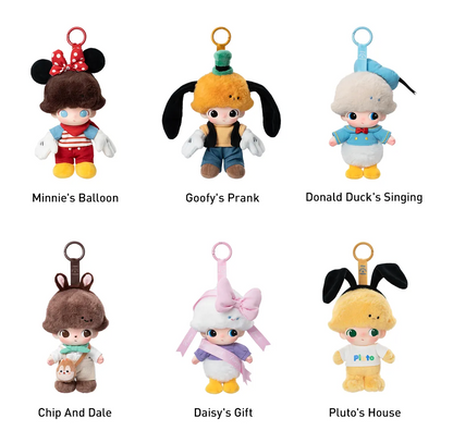 DIMOO WORLD × DISNEY Series-Vinyl Plush Keychain Blind Box