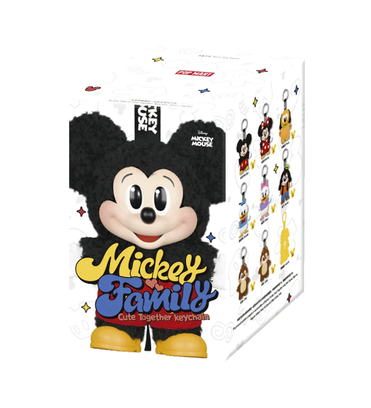 Disney Mickey Family Cute Together Series Plush Pendant Blind Box