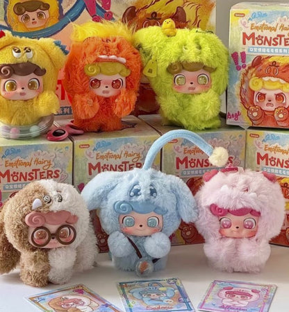 Q Kid Emotional Hairy Monsters Series Pendant Blind Box