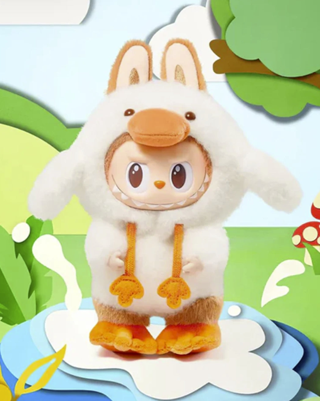 The Monsters Labubu Forest Fairy Tale Vinyl Plush Pendant