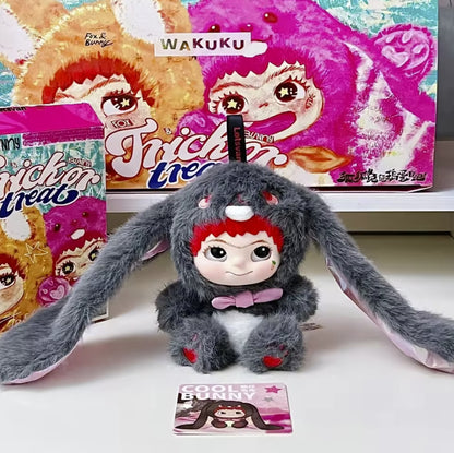 Wakuku Fox & Bunny Trick or Treat Series Plush V2 Blind Box