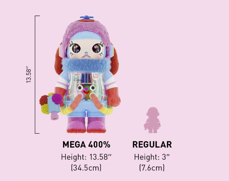 MEGA SPACE MOLLY 400% Jon Burgerman