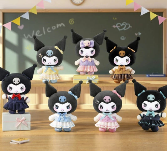 Sanrio KUROMI School Life Series Plush Pendant Blind Box