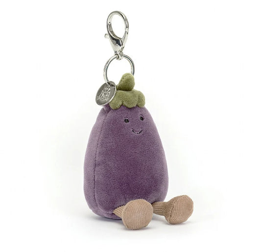 Jellycat Vivacious Aubergine Bag Charm | In Stock Australia