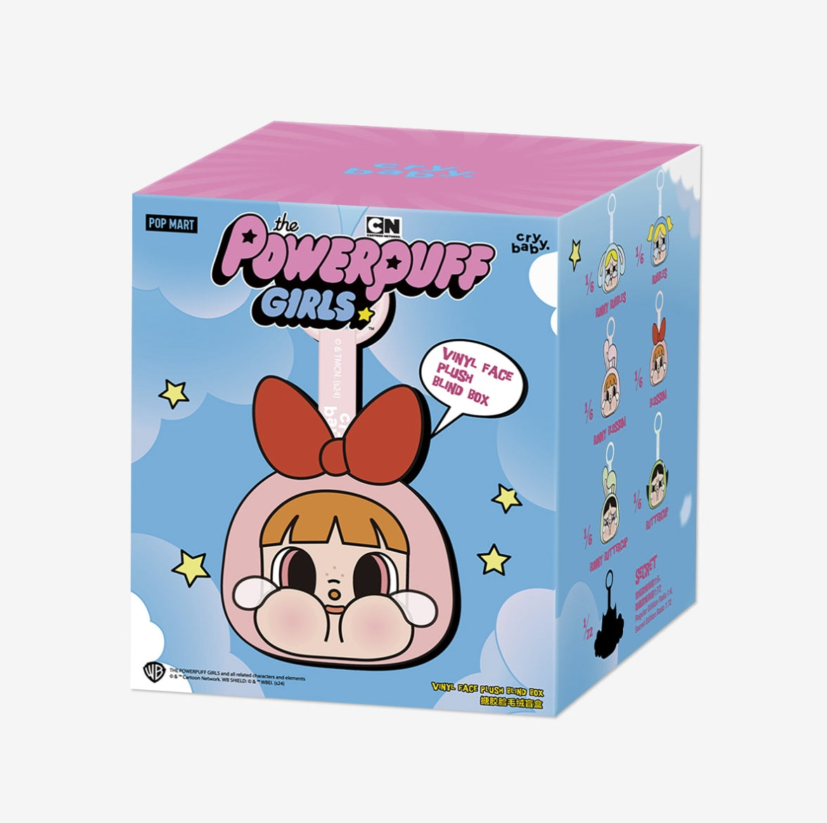 CRYBABY × Powerpuff Girls Series-Vinyl Face Plush Blind Box