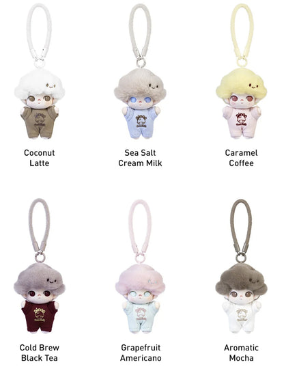 DIMOO Crush on Coffee Series-Soft-faced Plush Keychain Blind Box