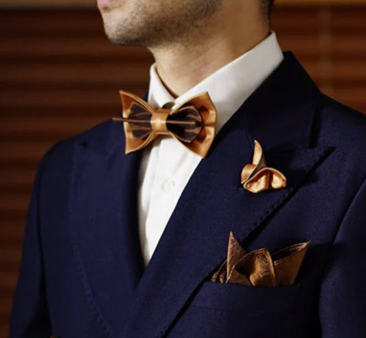 Orange/Brown Wishing Series Bowtie