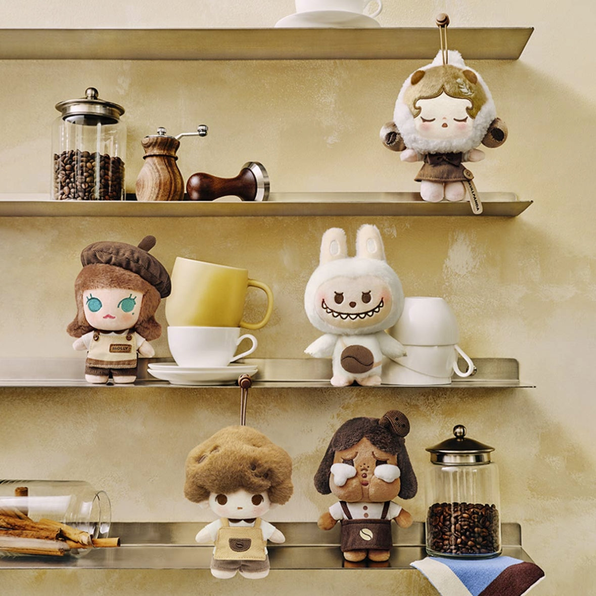 POP BEAN Coffee Factory Series-Plush Pendant Blind Box