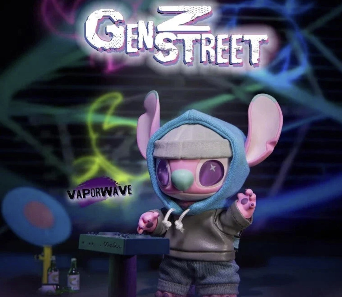 Disney Stitch GenZ Street Series Plush Vinyl Doll Blind Box