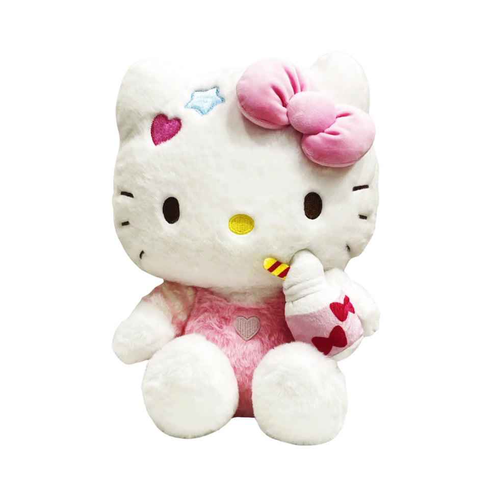 Sanrio Pink Hello Kitty Sitting Plush 25cm