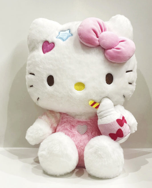 Sanrio Pink Hello Kitty Sitting Plush 25cm