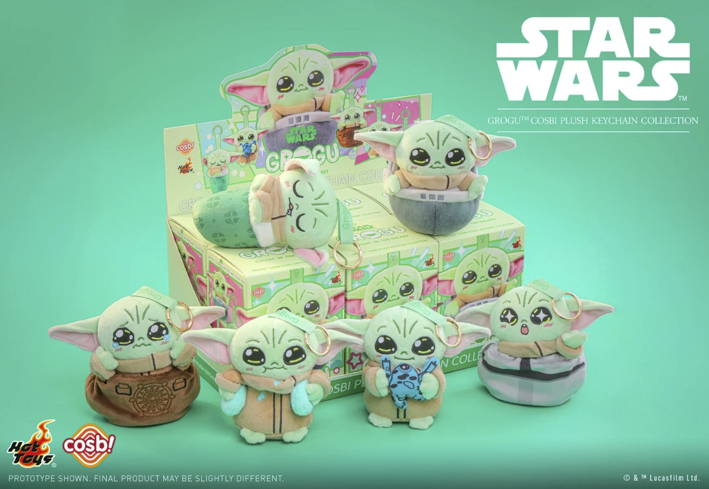 Star Wars Grogu COSBI Plush keychain Blind Box