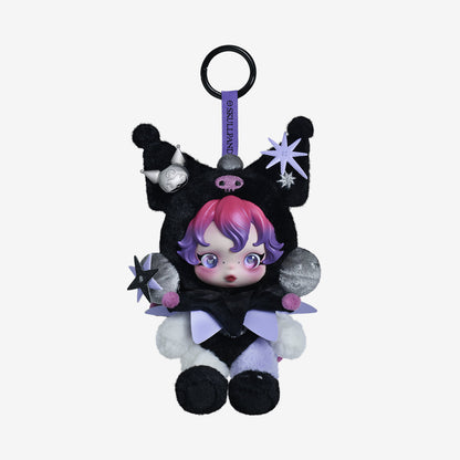 Skullpanda × Kuromi Plush Pendant