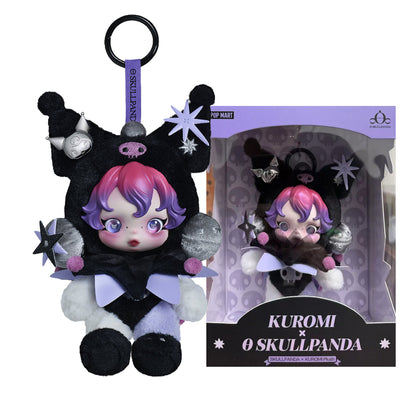 Skullpanda × Kuromi Plush Pendant