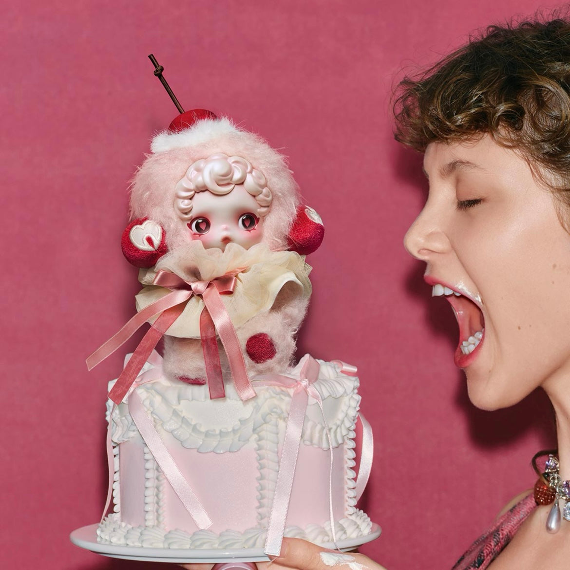 SKULLPANDA You Found Me! Series Plush Doll Pendant