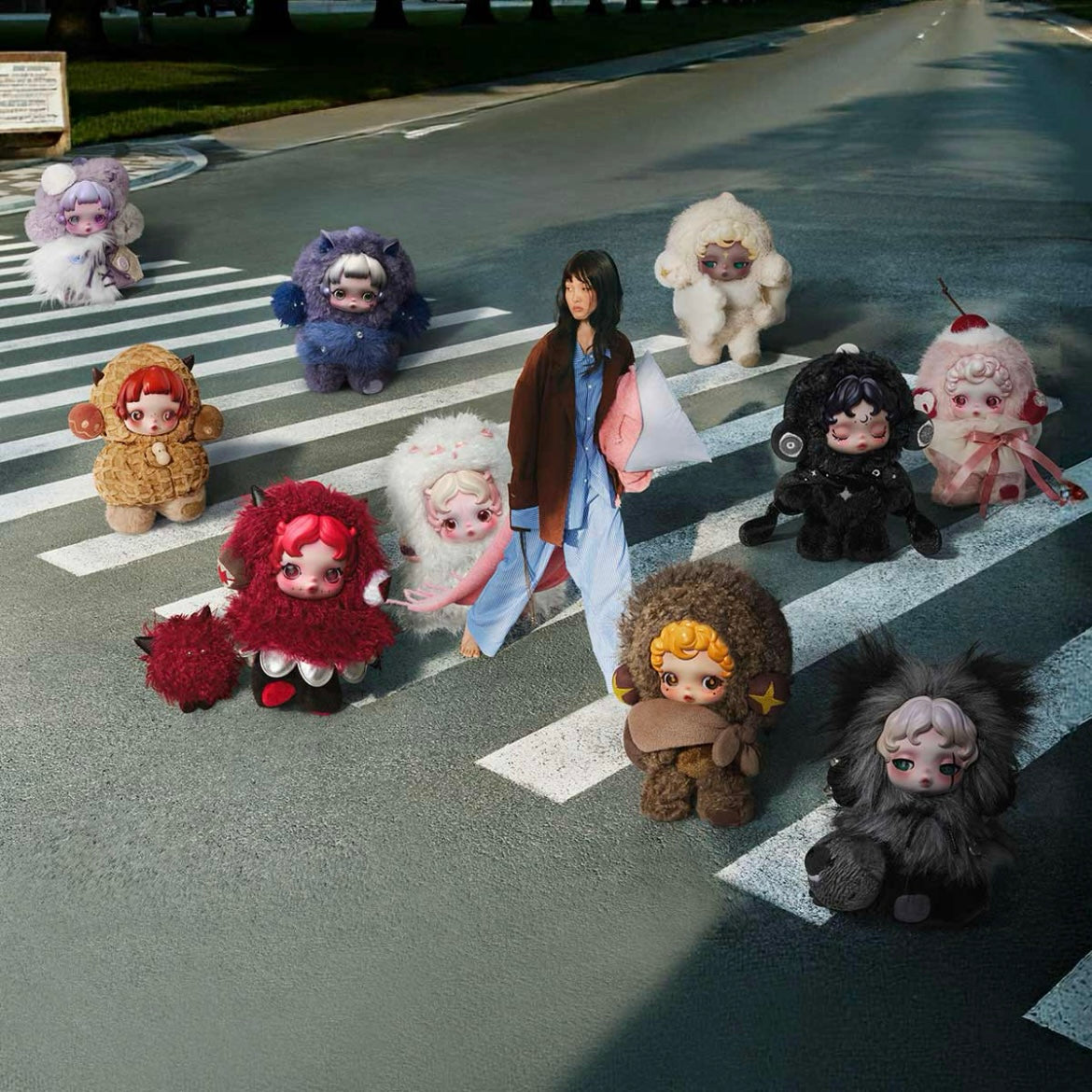 SKULLPANDA You Found Me! Series Plush Doll Pendant