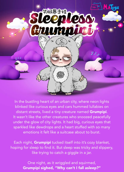 Sleepless Grumpipi Series Blind Box Vinyl Doll