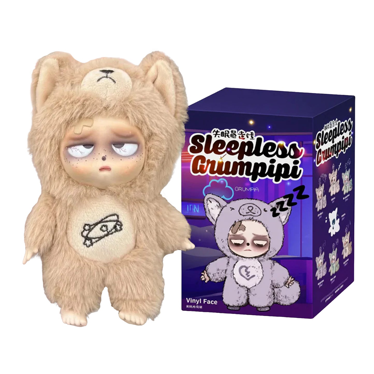 Sleepless Grumpipi Series Blind Box Vinyl Doll