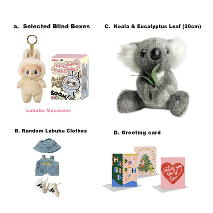 Labubu with Australian Friends Gift Box