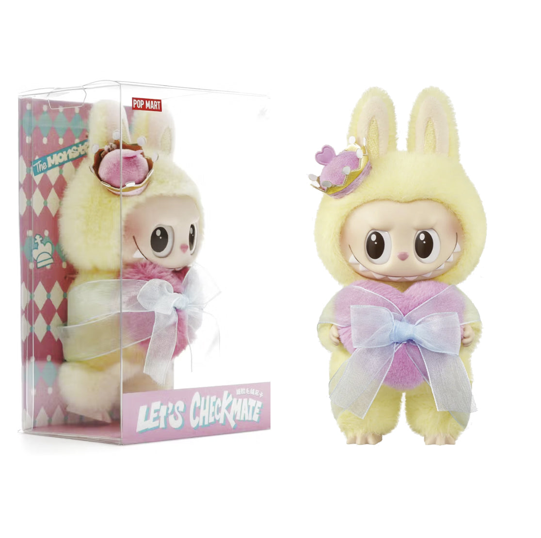 THE MONSTERS Let's Checkmate Series-Vinyl Plush Hanging Card