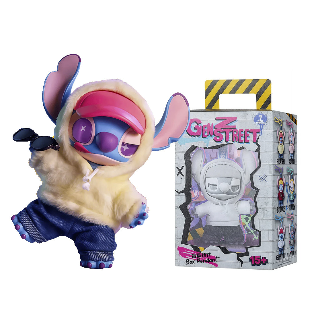 Disney Stitch GenZ Street Series Plush Vinyl Doll Blind Box