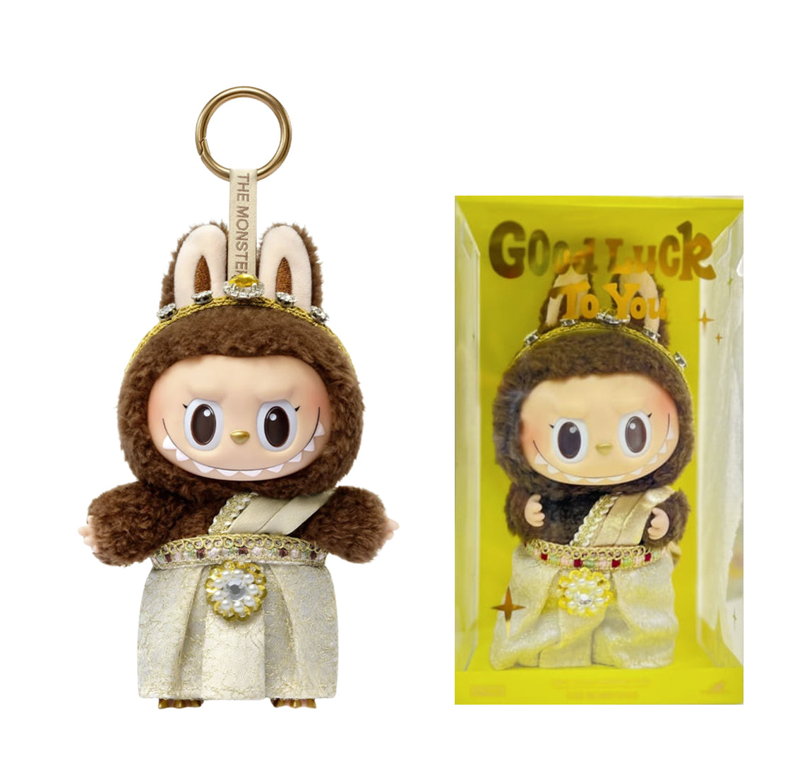 The Monsters LABUBU 'GOOD LUCK TO YOU' Thailand Series Vinyl Plush Doll Pendant