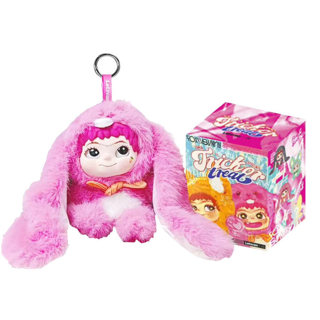 Wakuku Fox & Bunny Trick or Treat Series Plush V2 Blind Box