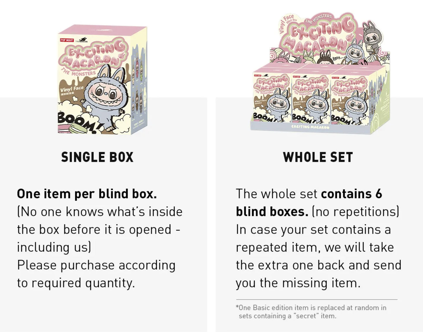 POP MART Labubu Exciting Macaron Blind Box